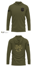 ARMY FIRE Long Sleeve Performance Shirt with hood - 4