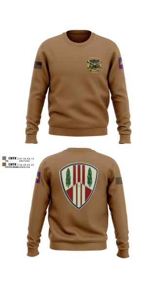 Crew Neck Sweatshirt, 107th MP Company, , Teamtime, Team time, sublimation, custom sports apparel, team uniforms, spirit wear, spiritwear, sports uniforms, custom shirts, team store, custom team store, fundraiser sports, apparel fundraiser