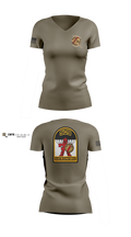 3-509th Parachute Infantry BN Able Nation 10459424 Women's Short Sleeve V-neck Shirt - 100