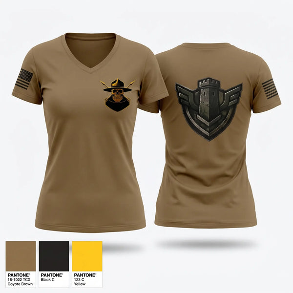 Womens Short Sleeve Vneck Shirt, 3 Squad, Legion Platoon, Army, Teamtime, Team time, sublimation, custom sports apparel, team uniforms, spirit wear, spiritwear, sports uniforms, custom shirts, team store, custom team store, fundraiser sports, apparel fundraiser