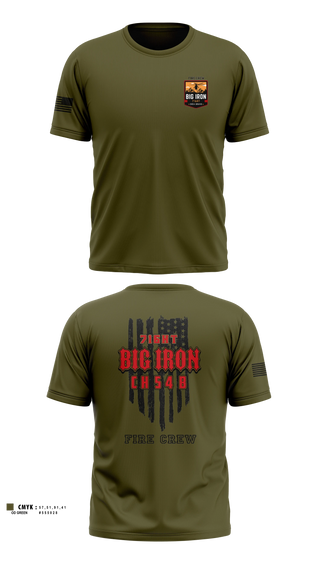 Short Sleeve Performance Shirt, Big Iron, Fire Department, Teamtime, Team time, sublimation, custom sports apparel, team uniforms, spirit wear, spiritwear, sports uniforms, custom shirts, team store, custom team store, fundraiser sports, apparel fundraiser