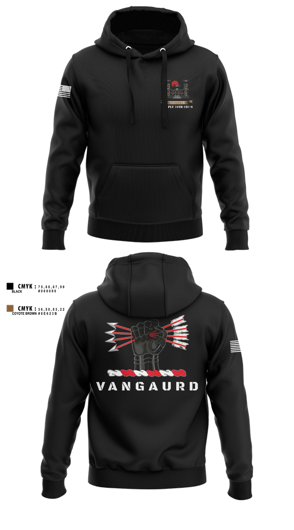 Hoodie, 1ST PLT 76TH CEC-S, Army, Teamtime, Team time, sublimation, custom sports apparel, team uniforms, spirit wear, spiritwear, sports uniforms, custom shirts, team store, custom team store, fundraiser sports, apparel fundraiser