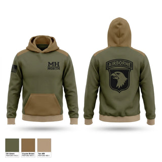 Hoodie, MH North, Army, Teamtime, Team time, sublimation, custom sports apparel, team uniforms, spirit wear, spiritwear, sports uniforms, custom shirts, team store, custom team store, fundraiser sports, apparel fundraiser
