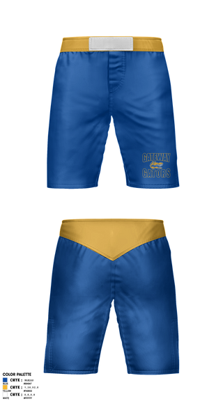 Fight Shorts, Gateway Wrestling, Wrestling, Teamtime, Team time, sublimation, custom sports apparel, team uniforms, spirit wear, spiritwear, sports uniforms, custom shirts, team store, custom team store, fundraiser sports, apparel fundraiser