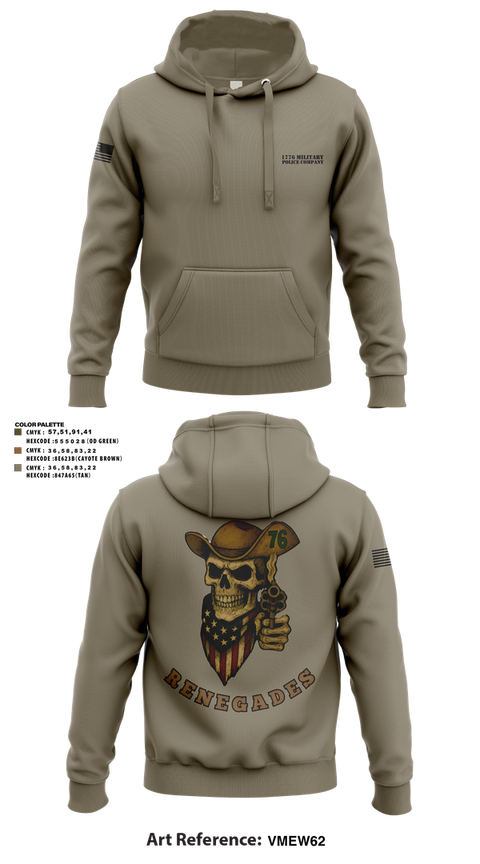 Hoodie, 1776 Military Police Company, , Teamtime, Team time, sublimation, custom sports apparel, team uniforms, spirit wear, spiritwear, sports uniforms, custom shirts, team store, custom team store, fundraiser sports, apparel fundraiser