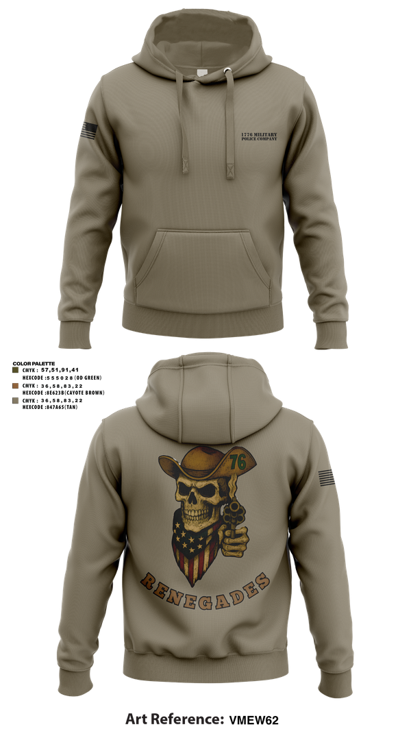 Hoodie, 1776 Military Police Company, , Teamtime, Team time, sublimation, custom sports apparel, team uniforms, spirit wear, spiritwear, sports uniforms, custom shirts, team store, custom team store, fundraiser sports, apparel fundraiser