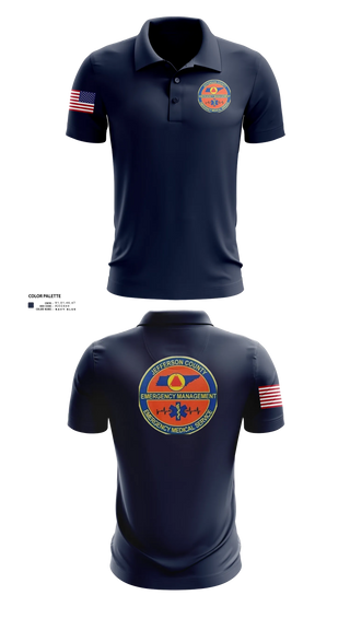 Short Sleeve Performance Polo, JEFFERSON COUNTY EMS, EMS/EMT, Teamtime, Team time, sublimation, custom sports apparel, team uniforms, spirit wear, spiritwear, sports uniforms, custom shirts, team store, custom team store, fundraiser sports, apparel fundraiser