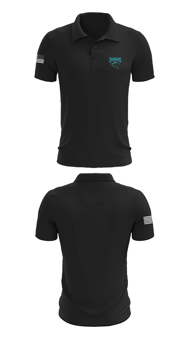 Short Sleeve Performance Polo, Rosemary Clarke Middle School Cheer, Cheer, Teamtime, Team time, sublimation, custom sports apparel, team uniforms, spirit wear, spiritwear, sports uniforms, custom shirts, team store, custom team store, fundraiser sports, apparel fundraiser