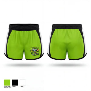 Womens Shorts, Slime Squad, Softball, Teamtime, Team time, sublimation, custom sports apparel, team uniforms, spirit wear, spiritwear, sports uniforms, custom shirts, team store, custom team store, fundraiser sports, apparel fundraiser