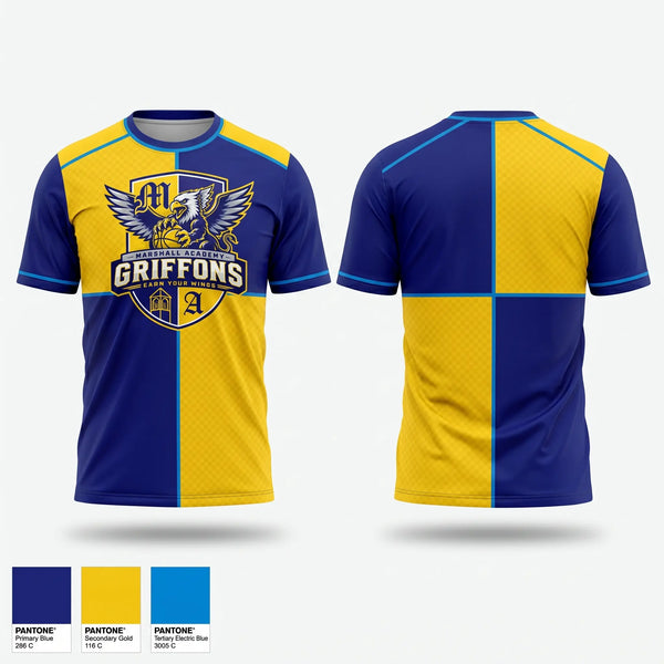Short Sleeve Performance Shirt, Marshall Academy Basketball, Men's Basketball, Teamtime, Team time, sublimation, custom sports apparel, team uniforms, spirit wear, spiritwear, sports uniforms, custom shirts, team store, custom team store, fundraiser sports, apparel fundraiser