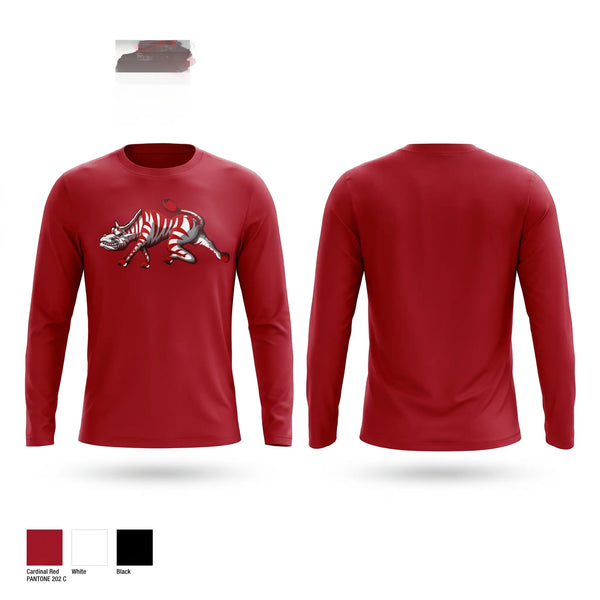 Long Sleeve Performance Shirt, Zebras, , Teamtime, Team time, sublimation, custom sports apparel, team uniforms, spirit wear, spiritwear, sports uniforms, custom shirts, team store, custom team store, fundraiser sports, apparel fundraiser
