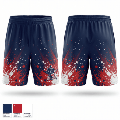 Central Illinois Patriots 15264542 Athletic Shorts With Pockets - 2