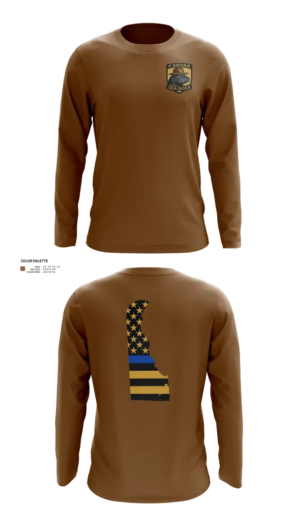 Long Sleeve Performance Shirt, C-Squad, Police, Teamtime, Team time, sublimation, custom sports apparel, team uniforms, spirit wear, spiritwear, sports uniforms, custom shirts, team store, custom team store, fundraiser sports, apparel fundraiser
