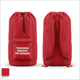 Gear Bag, Petersburg Volunteer Fire Company, Fire Department, Teamtime, Team time, sublimation, custom sports apparel, team uniforms, spirit wear, spiritwear, sports uniforms, custom shirts, team store, custom team store, fundraiser sports, apparel fundraiser