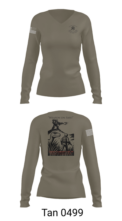 C co. 1-182 IN 88794201 Women's Long Sleeve V-neck Shirt - 73