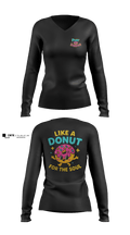 LMPD PEER SUPPORT 60613190 Women's Long Sleeve V-neck Shirt - 1