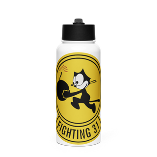 VFA-31 THE TOMCATTERS 46828016 Stainless Steel Water Bottle with a Straw Lid