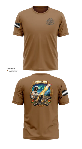 Old School Cotton Feel Shirt, MORTARS, National Guard, Teamtime, Team time, sublimation, custom sports apparel, team uniforms, spirit wear, spiritwear, sports uniforms, custom shirts, team store, custom team store, fundraiser sports, apparel fundraiser