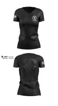 NYPD ESU K9 Women's Short Sleeve V-neck Shirt - 23