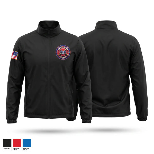Windbreaker, Merino Volunteer Fire Department, Fire Department, Teamtime, Team time, sublimation, custom sports apparel, team uniforms, spirit wear, spiritwear, sports uniforms, custom shirts, team store, custom team store, fundraiser sports, apparel fundraiser