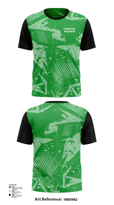 Lempster Wildcats 7475853 Short Sleeve Performance Shirt - 41