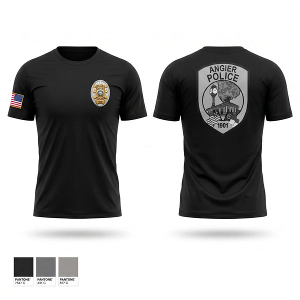 Short Sleeve Performance Shirt, Angier Police, Police, Teamtime, Team time, sublimation, custom sports apparel, team uniforms, spirit wear, spiritwear, sports uniforms, custom shirts, team store, custom team store, fundraiser sports, apparel fundraiser