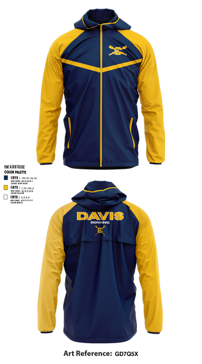 UCD Men’s Crew 43226103 Windbreaker - 5