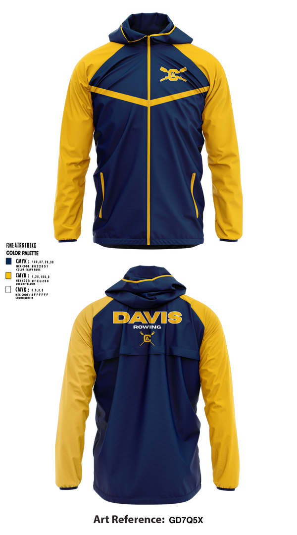 Windbreaker, UCD Men’s Crew, Spirit Store, Teamtime, Team time, sublimation, custom sports apparel, team uniforms, spirit wear, spiritwear, sports uniforms, custom shirts, team store, custom team store, fundraiser sports, apparel fundraiser