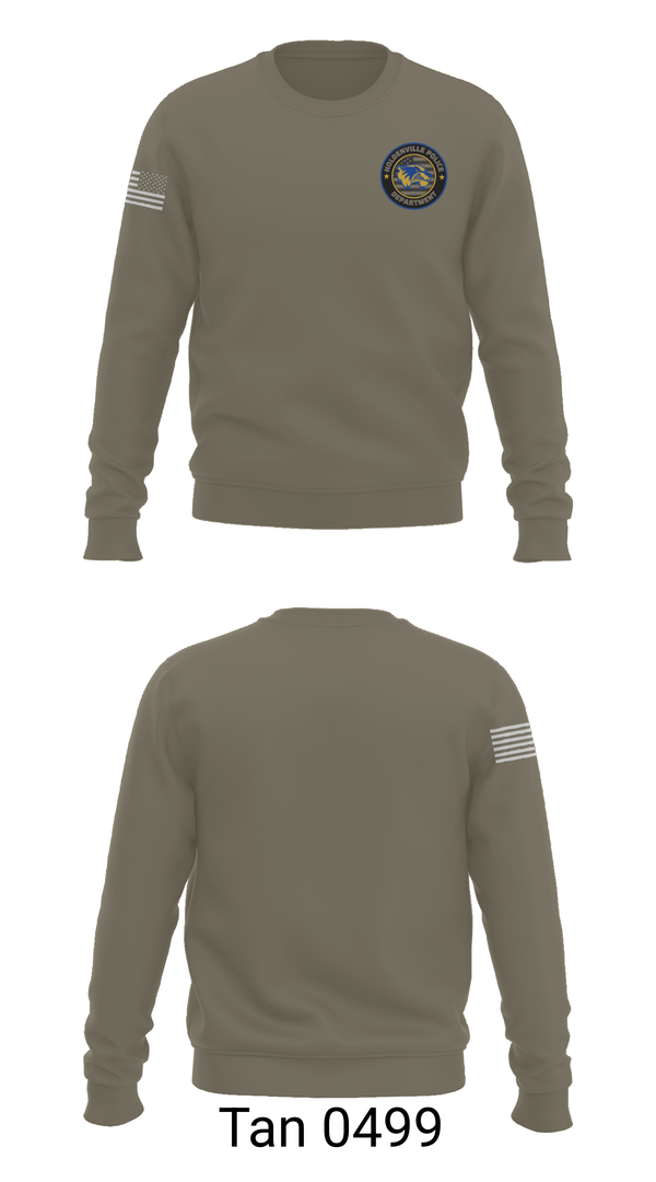 Crew Neck Sweatshirt, Holdenville PD, Police, Teamtime, Team time, sublimation, custom sports apparel, team uniforms, spirit wear, spiritwear, sports uniforms, custom shirts, team store, custom team store, fundraiser sports, apparel fundraiser