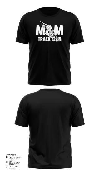 Short Sleeve Performance Shirt, M & M Track Club-Greenville, Texas, Track & Field, Teamtime, Team time, sublimation, custom sports apparel, team uniforms, spirit wear, spiritwear, sports uniforms, custom shirts, team store, custom team store, fundraiser sports, apparel fundraiser