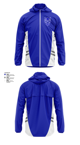 Windbreaker, Blue Devils, Softball, Teamtime, Team time, sublimation, custom sports apparel, team uniforms, spirit wear, spiritwear, sports uniforms, custom shirts, team store, custom team store, fundraiser sports, apparel fundraiser
