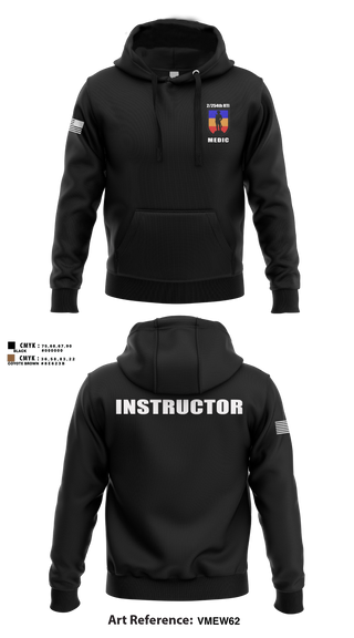 Hoodie, 2/254 RTI, Army, Teamtime, Team time, sublimation, custom sports apparel, team uniforms, spirit wear, spiritwear, sports uniforms, custom shirts, team store, custom team store, fundraiser sports, apparel fundraiser