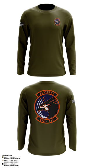 Long Sleeve Performance Shirt, Kestrels, Navy, Teamtime, Team time, sublimation, custom sports apparel, team uniforms, spirit wear, spiritwear, sports uniforms, custom shirts, team store, custom team store, fundraiser sports, apparel fundraiser