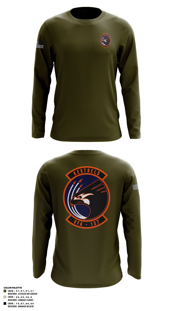Long Sleeve Performance Shirt, Kestrels, Navy, Teamtime, Team time, sublimation, custom sports apparel, team uniforms, spirit wear, spiritwear, sports uniforms, custom shirts, team store, custom team store, fundraiser sports, apparel fundraiser
