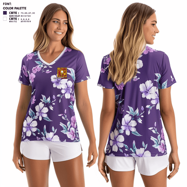 Women's Short Sleeve Vneck Shirt, Mcp Lloyd, Track & Field, Teamtime, Team time, sublimation, custom sports apparel, team uniforms, spirit wear, spiritwear, sports uniforms, custom shirts, team store, custom team store, fundraiser sports, apparel fundraiser