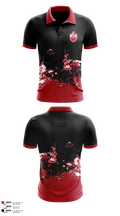 Whittier Crimson Knights 84805386 Short Sleeve Performance Polo - 3