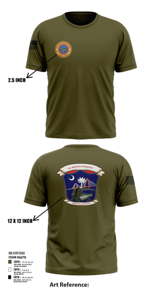 Short Sleeve Performance Shirt, 4th Medical Logistics, Marines, Teamtime, Team time, sublimation, custom sports apparel, team uniforms, spirit wear, spiritwear, sports uniforms, custom shirts, team store, custom team store, fundraiser sports, apparel fundraiser