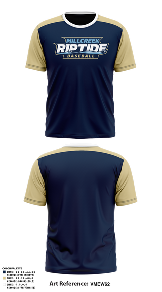 Old School Cotton Feel Shirt, Millcreek Riptide, Baseball, Teamtime, Team time, sublimation, custom sports apparel, team uniforms, spirit wear, spiritwear, sports uniforms, custom shirts, team store, custom team store, fundraiser sports, apparel fundraiser