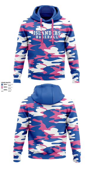 Hoodie, Islanders, Baseball, Teamtime, Team time, sublimation, custom sports apparel, team uniforms, spirit wear, spiritwear, sports uniforms, custom shirts, team store, custom team store, fundraiser sports, apparel fundraiser