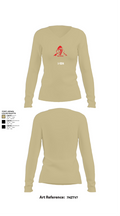 1-504 14015106 Women's Long Sleeve V-neck Shirt - 82