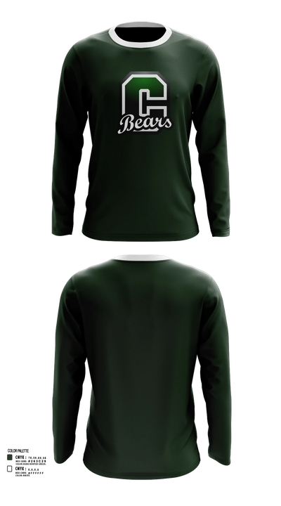 Cloudcroft Bears Band 7760214 Long Sleeve Performance Shirt 53