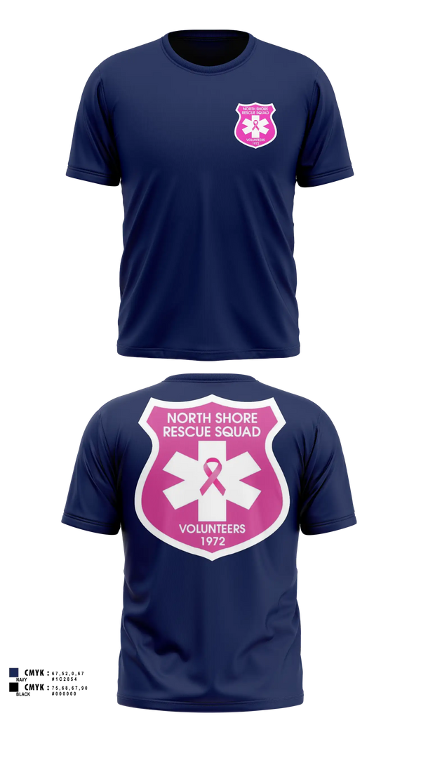 North Shore Rescue Squad Short Sleeve Performance Shirt - 50