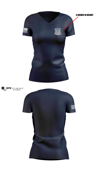 Womens Short Sleeve Vneck Shirt, ILSSA Boston, , Teamtime, Team time, sublimation, custom sports apparel, team uniforms, spirit wear, spiritwear, sports uniforms, custom shirts, team store, custom team store, fundraiser sports, apparel fundraiser