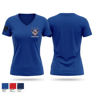 Womens Short Sleeve Vneck Shirt, Clymer Volunteer Fire Company #1, Fire Department, Teamtime, Team time, sublimation, custom sports apparel, team uniforms, spirit wear, spiritwear, sports uniforms, custom shirts, team store, custom team store, fundraiser sports, apparel fundraiser