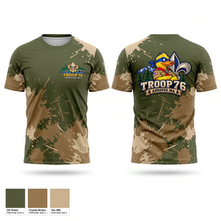Short Sleeve Performance Shirt, Troop 76, , Teamtime, Team time, sublimation, custom sports apparel, team uniforms, spirit wear, spiritwear, sports uniforms, custom shirts, team store, custom team store, fundraiser sports, apparel fundraiser