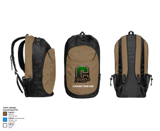 Gear Bag, Cloudcroft Bears Band, Spirit Store, Teamtime, Team time, sublimation, custom sports apparel, team uniforms, spirit wear, spiritwear, sports uniforms, custom shirts, team store, custom team store, fundraiser sports, apparel fundraiser