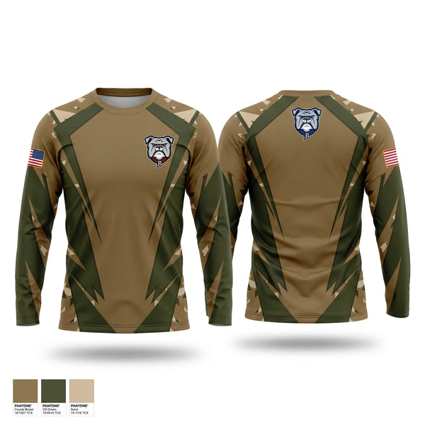 Long Sleeve Performance Shirt, Bridgeton,Nj-20021, Air Force, Teamtime, Team time, sublimation, custom sports apparel, team uniforms, spirit wear, spiritwear, sports uniforms, custom shirts, team store, custom team store, fundraiser sports, apparel fundraiser