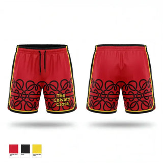 Athletic Shorts With Pockets, The Calvary Cross, , Teamtime, Team time, sublimation, custom sports apparel, team uniforms, spirit wear, spiritwear, sports uniforms, custom shirts, team store, custom team store, fundraiser sports, apparel fundraiser
