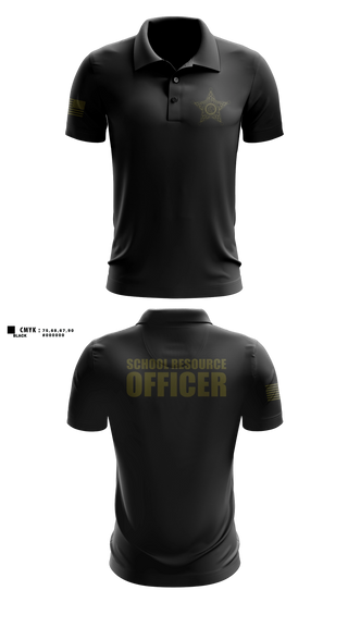 Short Sleeve Performance Polo, Okaloosa County Sheriff’s Office SRO, Police, Teamtime, Team time, sublimation, custom sports apparel, team uniforms, spirit wear, spiritwear, sports uniforms, custom shirts, team store, custom team store, fundraiser sports, apparel fundraiser