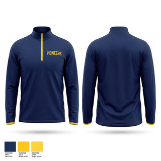 Quarter Zip Jacket, PIONEERS, Wrestling, Teamtime, Team time, sublimation, custom sports apparel, team uniforms, spirit wear, spiritwear, sports uniforms, custom shirts, team store, custom team store, fundraiser sports, apparel fundraiser